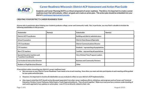 Go to ACP Self-Assessment tool